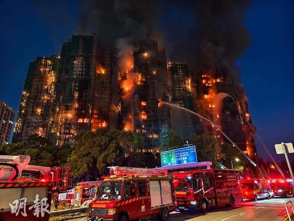 44 Tewas, 279 Hilang Dalam Kebakaran Kompleks Apartemen Di Hong Kong