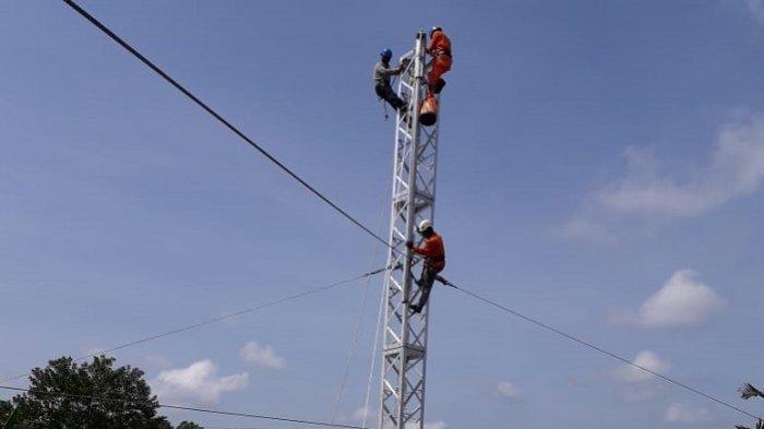 Aksi Bocah Nekat Panjat Tower Sukses Dihentikan Tim Penyelamat Disdamkar Matan Kukar