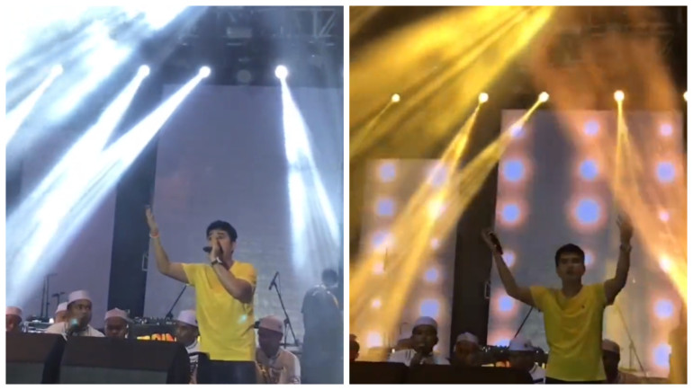Aldi Taher Bawa Grup Hadroh dan Ajak Penonton Sholawatan Bareng Saat Konser Menuju NRG Palembang
