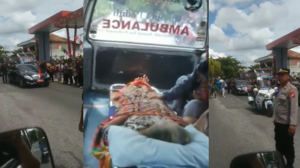 Ambulans Disetop Saat Jokowi Lewat di Sampit Viral, Istana Buka Suara