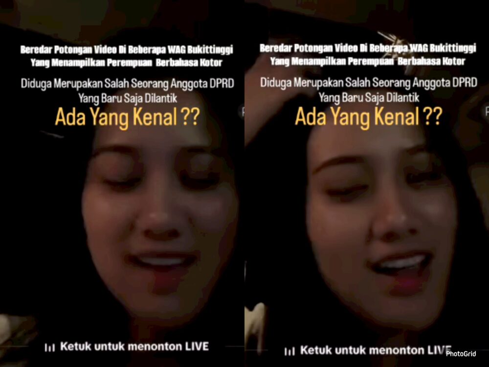 Anggota Dprd Bukittinggi Diduga Melontarkan Kata Kata Kotor Saat Live Di Tiktok