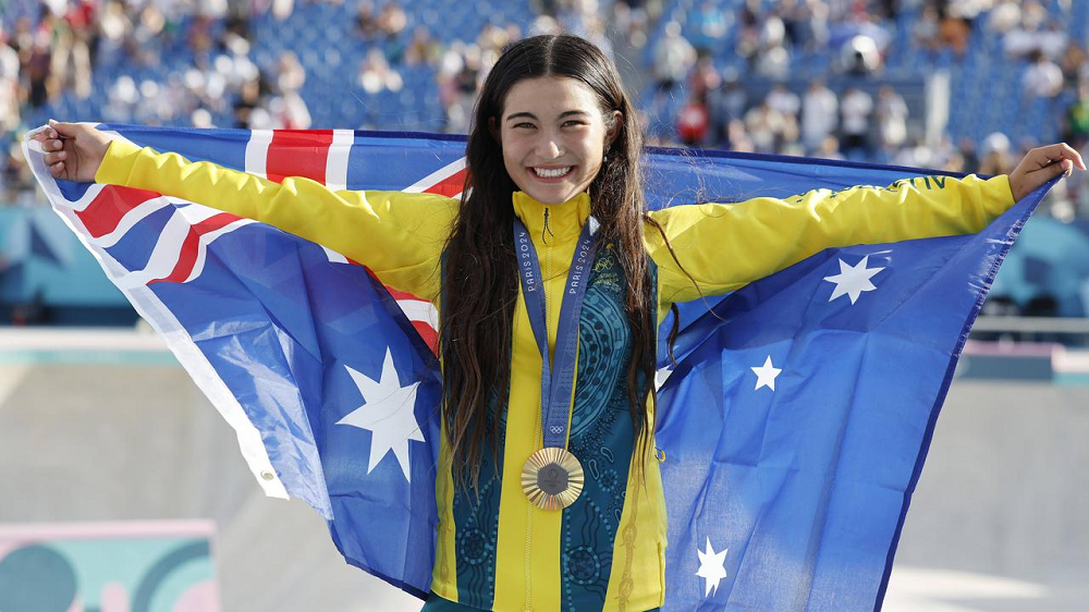 Arisa Trew Atlet Skateboard Asal Australia Raih Medali Emas di Olimpiade Paris 2024