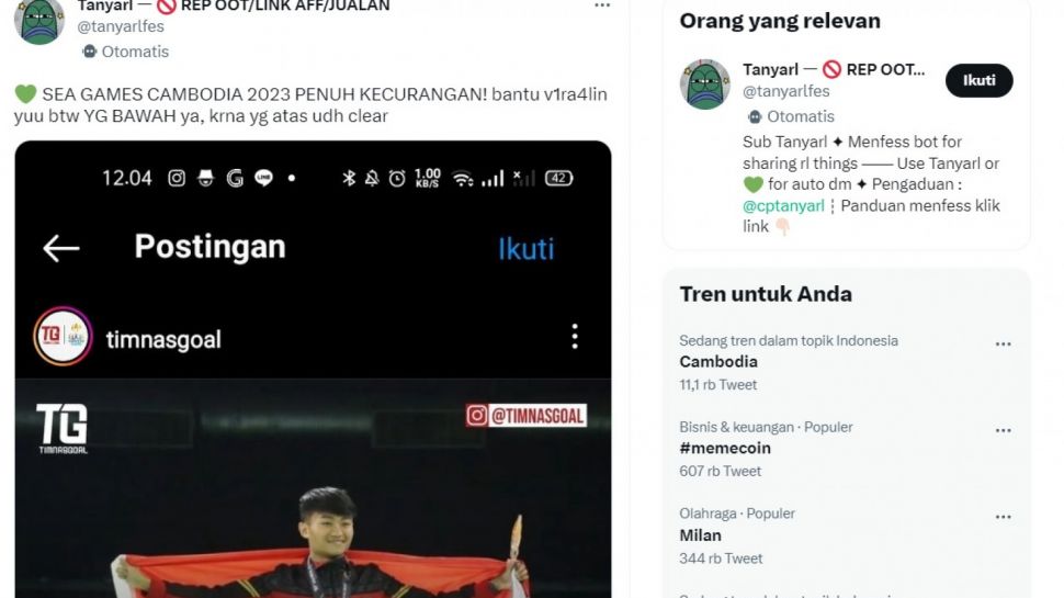 Atlet Pencak Silat Indonesia di SEA Games 2023 Diduga Dipaksa WO saat Hadapi Tuan Rumah Kamboja