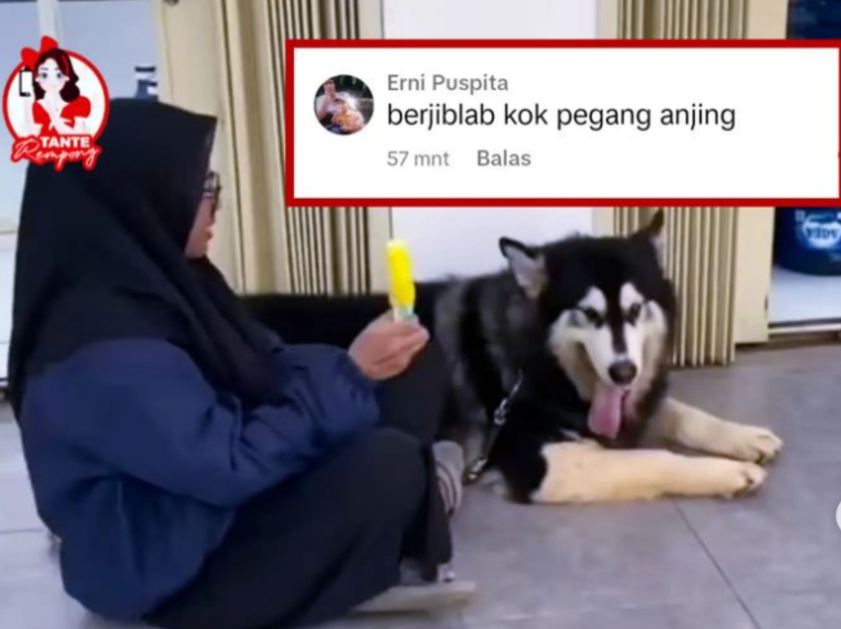 Bawa Anjing ke Minimarket, Wanita Berhijab Ini Tuai Hujatan Netizen