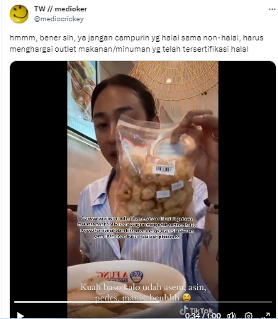 Bawa Kerupuk Babi dan Menyantapnya di Restoran Halal, Selebgram Ini Jadi Sorotan Netizen