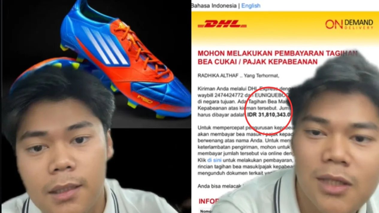 Beli Sepatu Bola Rp10 Juta, Kena Pajak Rp 31 Juta, Warganet: Perhitungan dari Mana