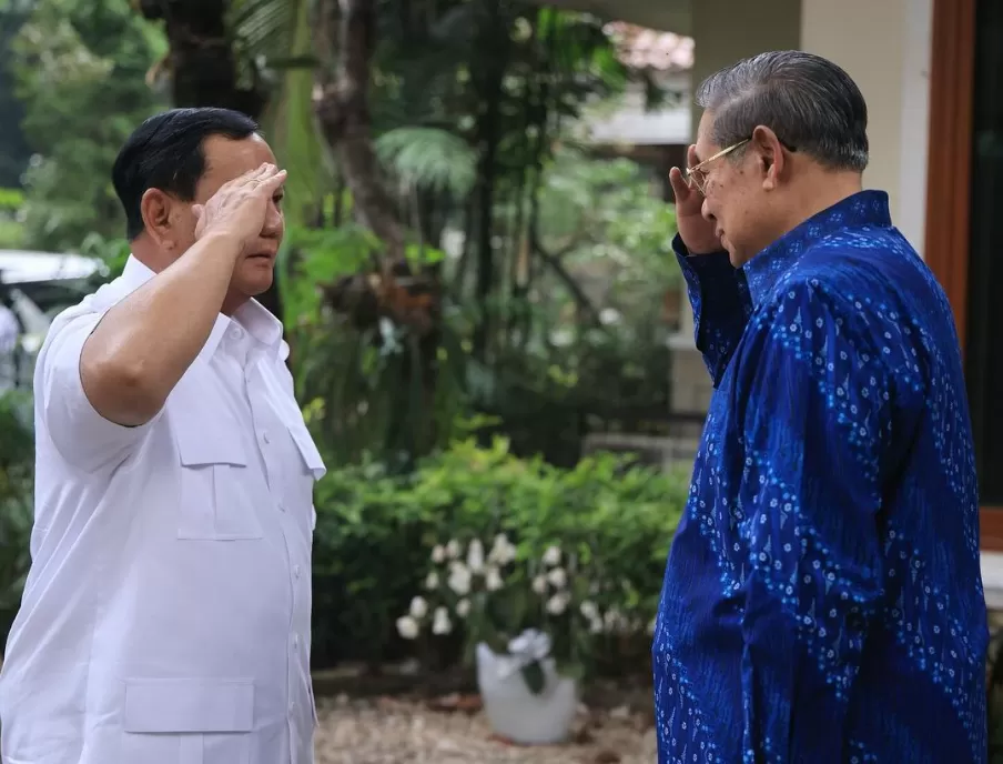 Bertemu di Pacitan, SBY Sebut Prabowo Jadi Komandannya Saat Ini