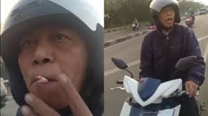 Bikin Greget Pemotor di Bandung Ngamuk Usai Ditegur Jangan Merokok