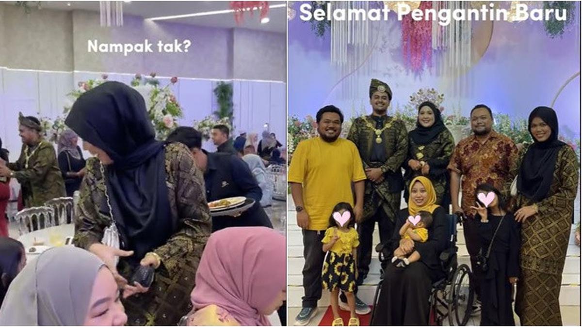 Bikin Ngakak, Pengantin Pria Tak Sengaja Pakai Baju Couple dengan Tamu Wanita