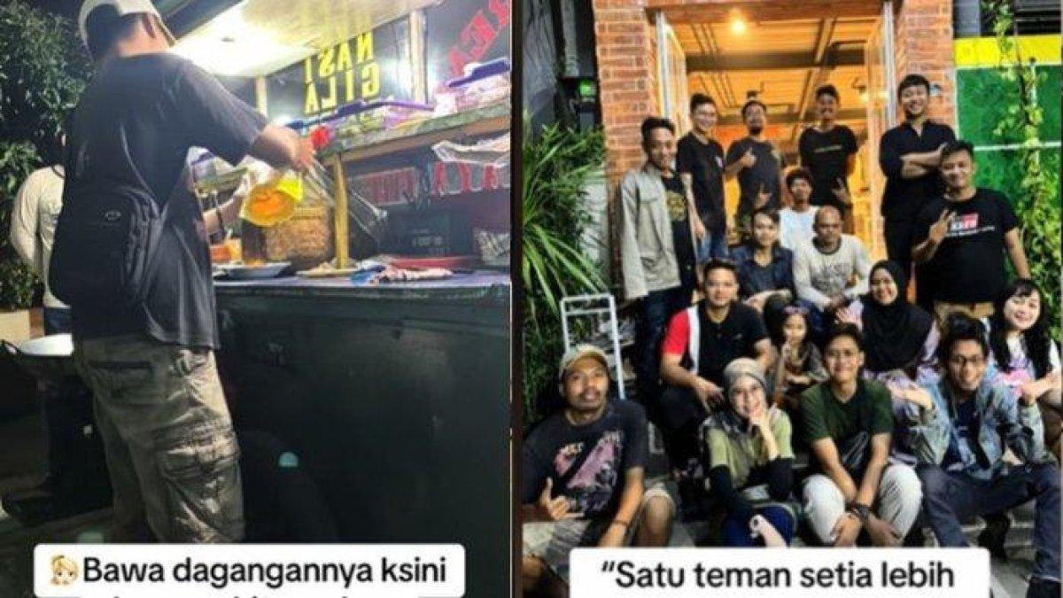 Bukber Viral, Pesertanya Borong Dagangan Teman yang Jual Nasgor Keliling