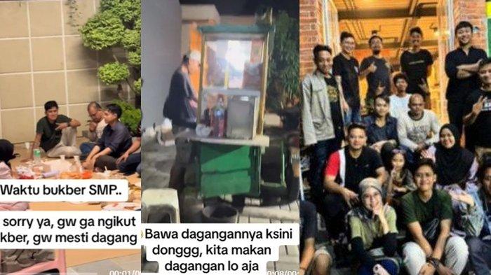 Bukber Viral, Pesertanya Borong Dagangan Teman yang Jual Nasgor Keliling