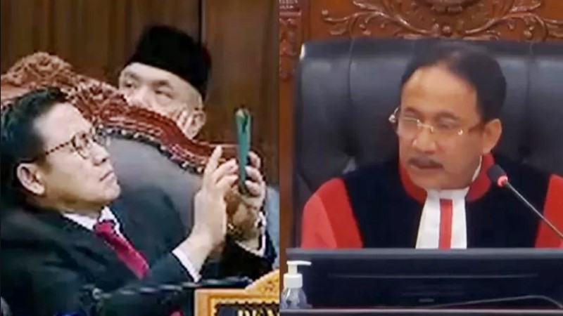 Cak Imin Malah Sibuk Main HP Saat Sidang MK, yang Kaya Gini Mau Jadi Pemimpin