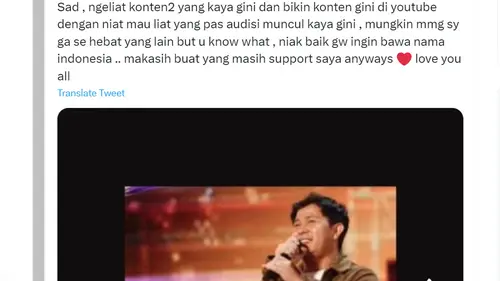 Cakra Khan Merasa Sakit Hati Gegara Dikritik Netizen Indonesia Meski Tampil Memukau di AGT