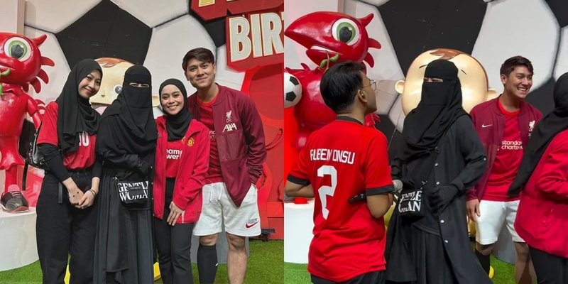 Datang ke Acara Ulang Tahun Abang L Putra Rizky Billar dan Lesti Kejora, Umi Pipik Pinjam Jersey Mantu 