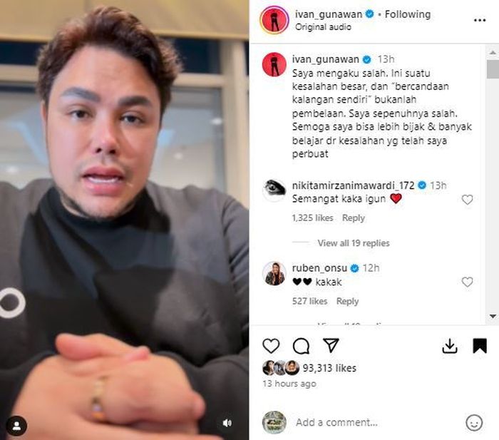 Deddy Corbuzier Semangati Ivan Gunawan usai Lelucon Pencabulan Viral, Salahkan Respons Saipul Jamil