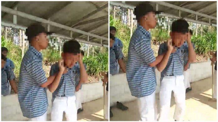 Detik detik Pelajar SMP Cilacap Pelaku Bullying Dibekuk Polisi Nyaris Dihakimi Warga