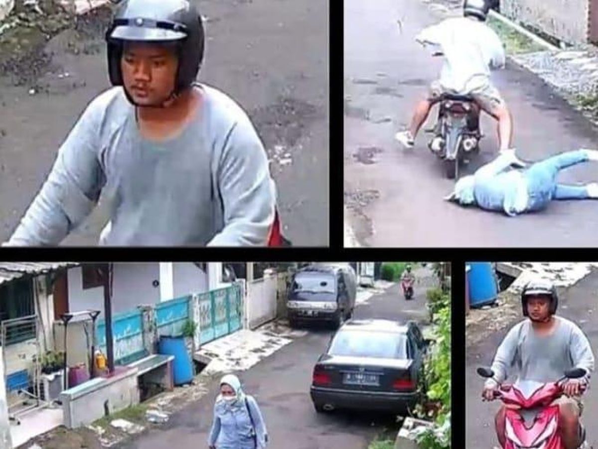 Detik detik Perempuan di Bogor Jadi Korban Penjambretan hingga Terseret Motor Pelaku