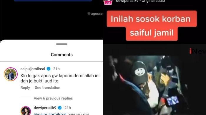 Dewi Perssik Tak Takut Jika Dilaporkan Saipul Jamil ke Polisi