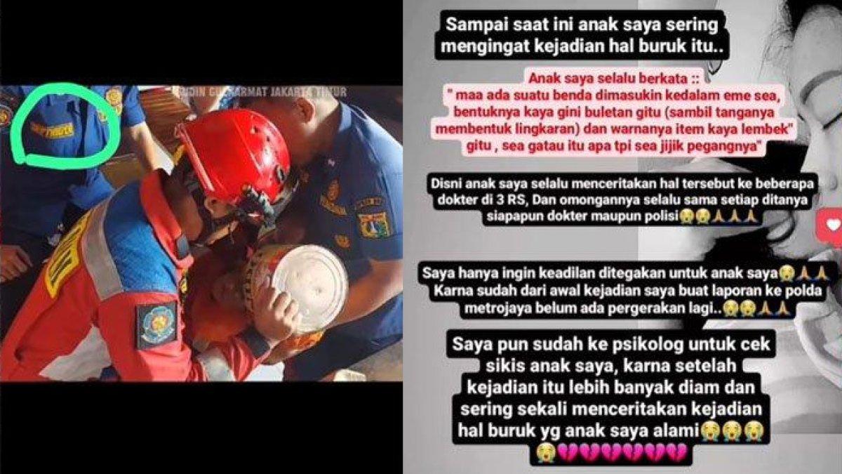 Diduga Bocah Korban Pencabulan Ayah Kandung, Pelaku Anggota Damkar Jakarta Timur Hingga Korban Alami Trauma 