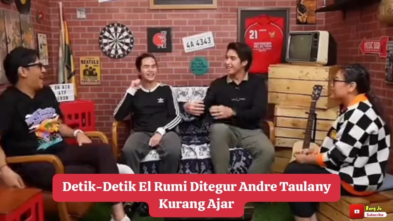 Disebut Minim Akhlak, Detik Detik El Rumi Ditegur Andre Taulany Kurang Ajar