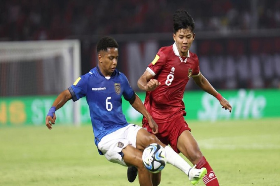 Duel Sengit Timnas Indonesia U17 vs Ekuador Imbang di Babak 1