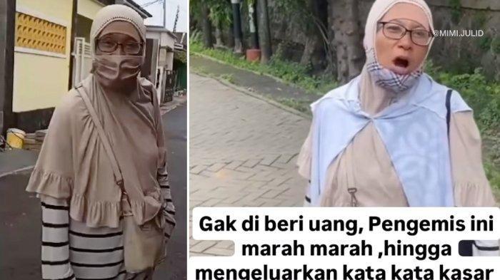 Emak emak Viral Peminta Sedekah Comeback ke Sukabumi