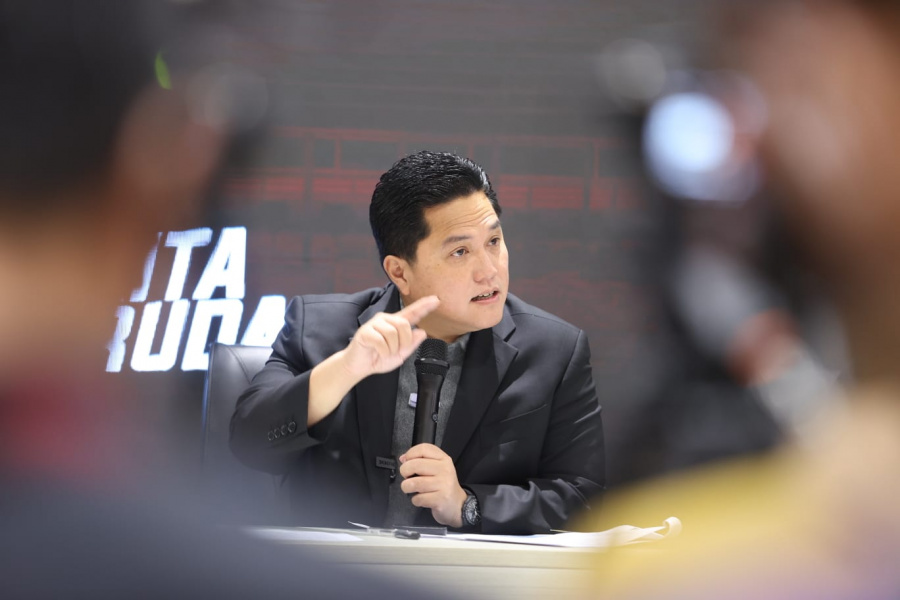 Erick Thohir Jawab Rumor Indra Sjafri Latih Timnas Senior di AFF