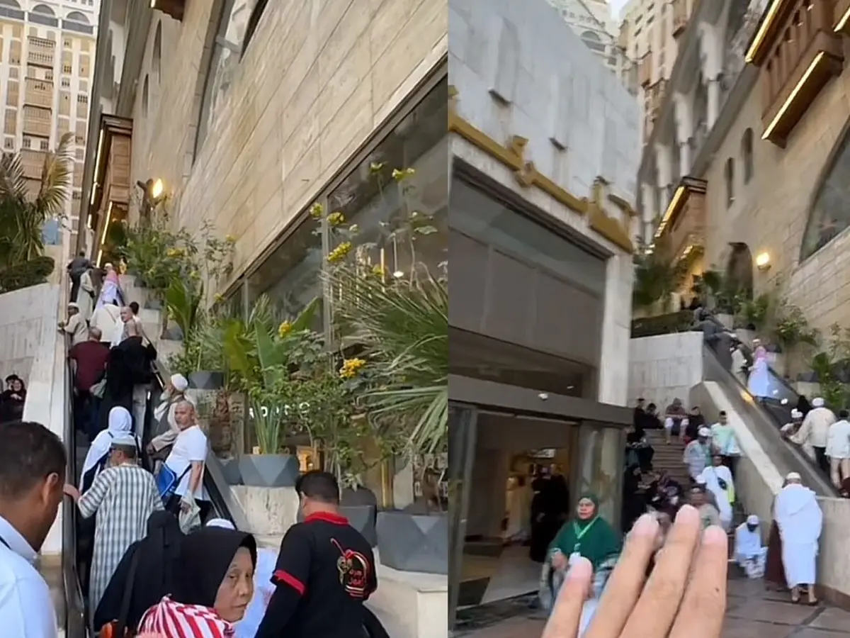 Eskalator Viral di Makkah Terhubung Langsung ke Pelataran Masjidil Haram