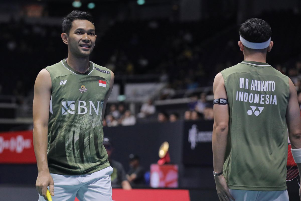 Fajar Alfian dan Rian Ardianto Bungkam Ganda China, Maju ke Babak Perempat Final Singapore Open 2024