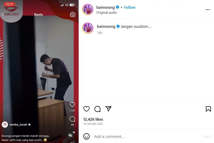 Giliran Video Baim Wong Marah Viral Ternyata Ingin Tambah Lapak ke Shopee Live