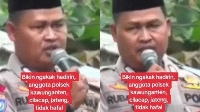 Grogi Bripka Rubangi Anggota Polsek Kawunganten Tak Hafal Pancasila Sampai Disorakin