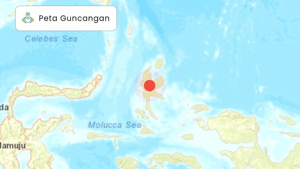 Guncangan Gempa 4,8 Magnitudo Mengguncang Halmahera Barat, Tidak Berpotensi Tsunami