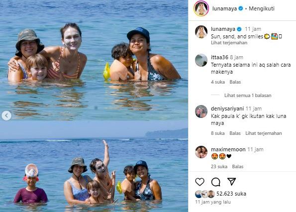 Heboh Luna Maya Pakai Sunscreen Setebal Harapan Orang Tua, Bikin Warganet Salfok