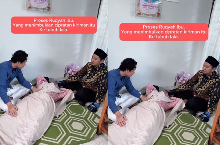 Ibunda Lala TikToker Cilik Histeris Saat Dirukiah, 3 Buhul Santet Mendadak Bermunculan, Akhirnya Dibakar