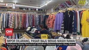 Impor Baju Bekas Dinilai Rusak Kreativitas Produk Fesyen Lokal.