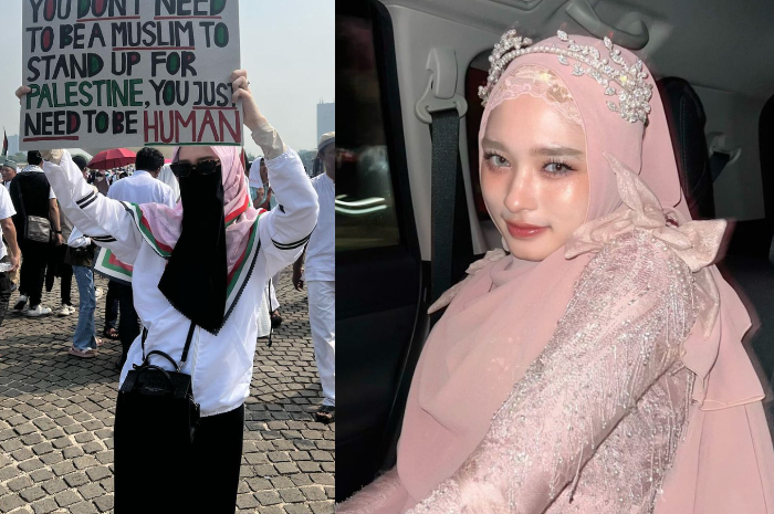 Inara Rusli Ungkap Alasan Kenakan Cadar Saat Aksi Bela Palestina: Maklum, Gak Ada Imamnya di Tempat Massa Berkumpul