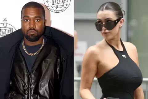 Istri Kanye West Bianca Censori Jalan jalan Nyaris Tanpa Busana, Ortunya Stres