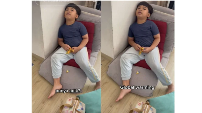 Jawaban Tak Terduga Seorang Anak saat Ditanya Alasan Tak Ingin Punya Adik, Takut Global Warming