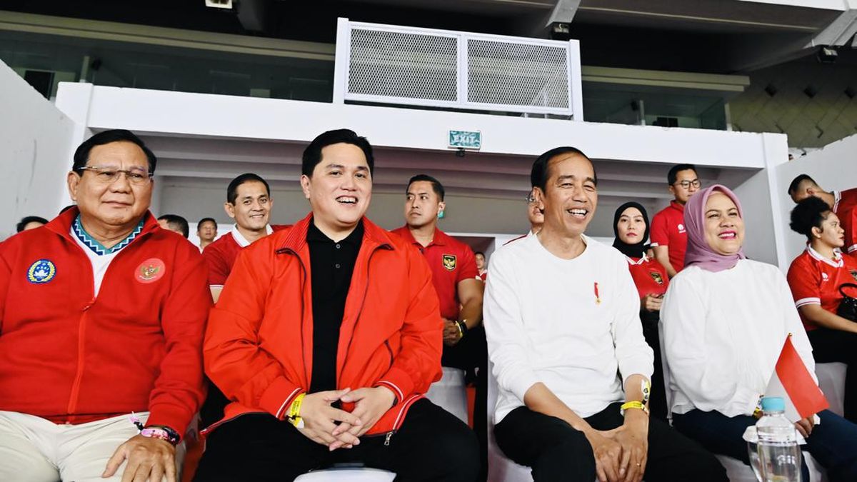 Jokowi Puji Erick Thohir Sukses Benahi Total PSSI