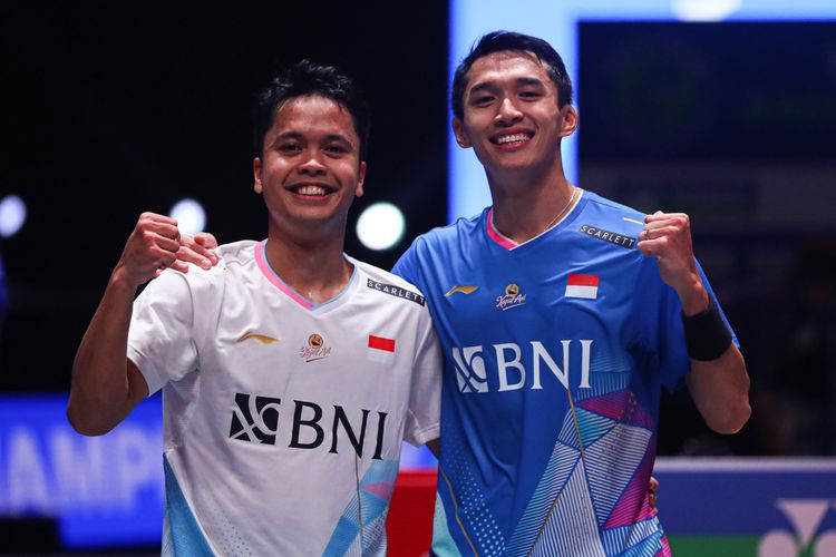 Jonatan Christie dan Anthony Sinisuka Ginting Kembali Tur Asia