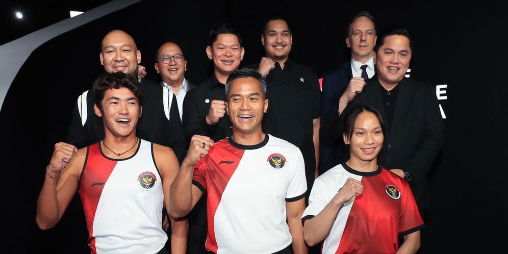 KOI Resmi Luncurkan Jersey Tim Indonesia di Olimpiade Paris 2024 