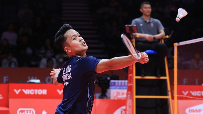 Kalah dari Lu Guangzu untuk Pertama Kalinya, Anthony Ginting Terhenti di 16 Besar Malaysia Open 2024