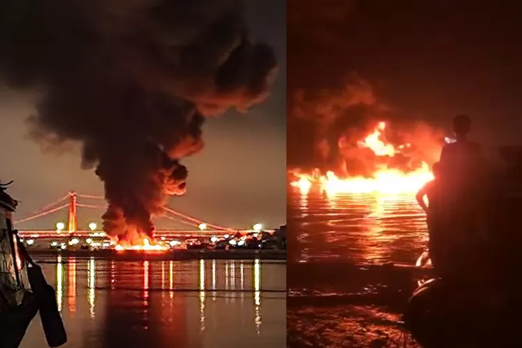 Kapal Jukung Meledak di Bawah Jembatan Ampera, Nahkoda Tewas Mengenaskan