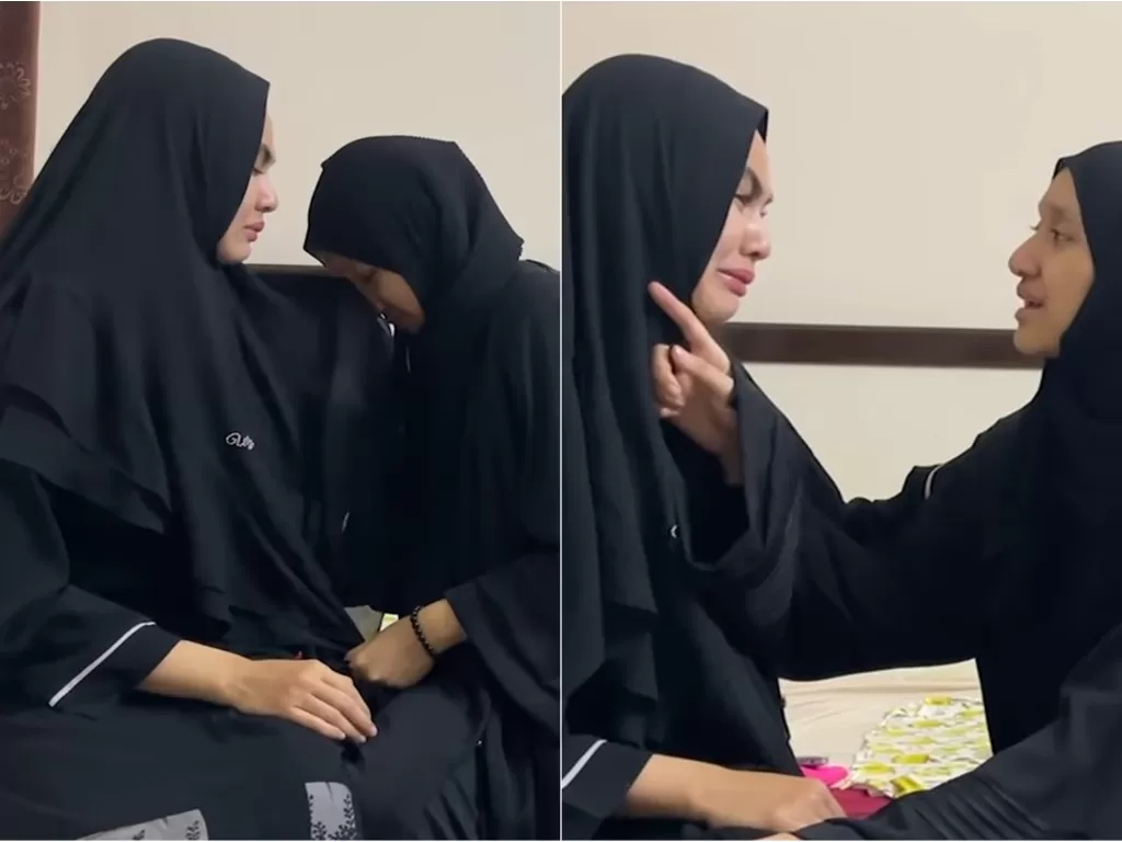 Kartika Putri Menangis Antar Putri Sambungnya Syarifah Syahra Pendidikan ke Yaman: Bukan Cuma Anak Tapi Bestie