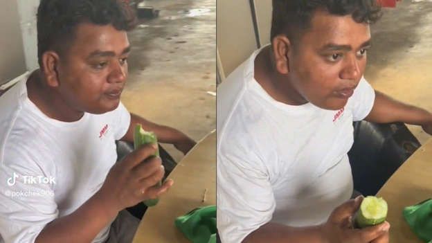 Kata Netizen Soal Pemuda Super Irit dengan Hanya Makan Nasi Garam