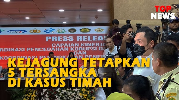 Kejagung Tetapkan 5 Korporasi sebagai Tersangka dalam Kasus Timah Harvey Moeis Cs