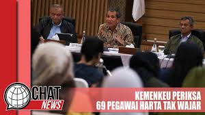 Kemenkeu Periksa 69 Pegawai yang Harta Tidak Jelas.