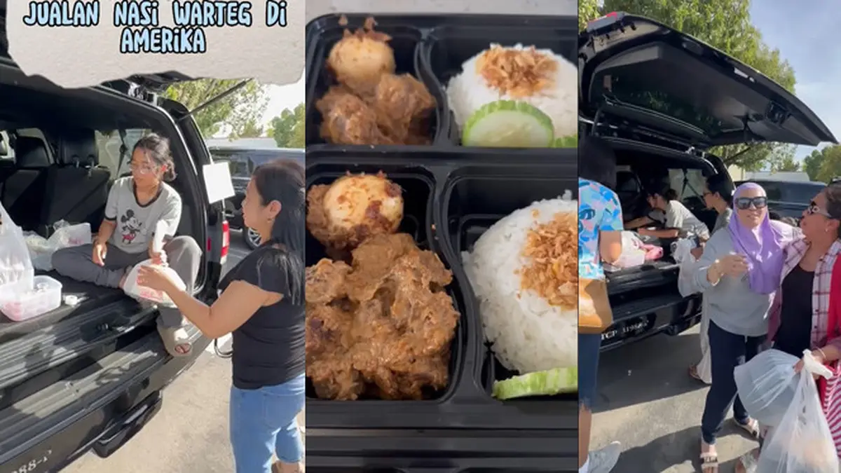 Keren Cinta Kuya Jualan Nasi Rames di Amerika Serikat