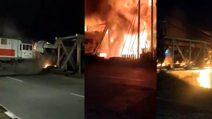 Kereta Api Tabrak Truk di Semarang, Satu Penumpang Terluka