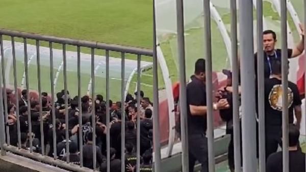 Kericuhan Pecah Usai Laga PSS vs Bali United, Bench Pemain Dirusak